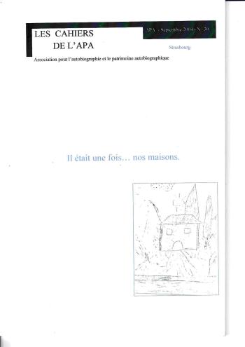 Cahier APA 30