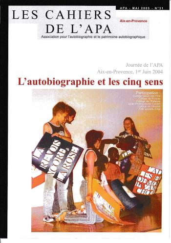 Cahier APA 31